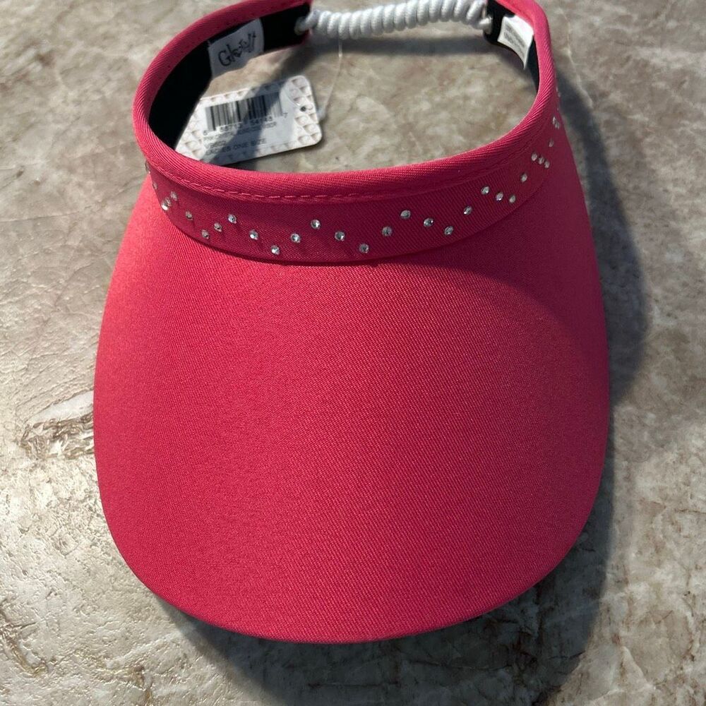 Pink Rhinestone Visor NWT - Picture 6 of 6